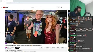 Forsen Reacts to Amouranth Most Awkward & Cringe Moments at TwitchCon 😬 (Stepping On Simps)