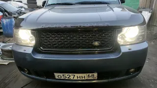 RANGE ROVER 3 Autobiography - Эпизод 2.Замена переднего пневмобалона