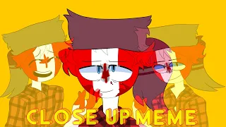 close up [MEME](countryhumans Canada)