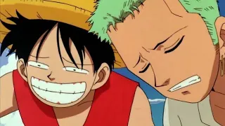 Luffy's First Crew and First Ship #luffy #zoro #funnymoments