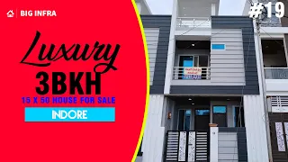 15 X 50 Luxury House Fore Sale In Indore  | 3 BHK House Design   Modern House Design  | BIG Infra