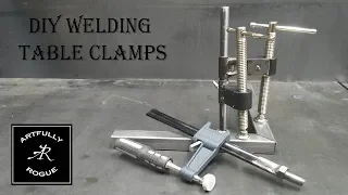 DIY Welding Table Clamps