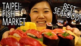 BEST SEAFOOD & SUSHI in Taipei! Taipei Fish Market/Addiction Aquatic Development (上引水產)