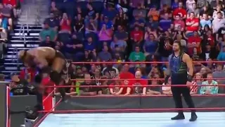 Roman reigns,bobby lashley vs the revival raw 7/2/18