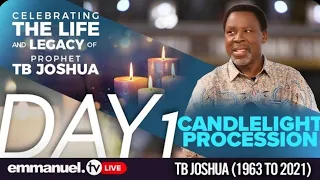 TB Joshua Candlelight Procession LIVE AT SCOAN - DAY 1 (1963-2021)