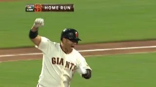 Giants walk off on Quiroz's 10th-inning homer