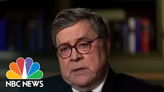 Exclusive: Former AG Barr On Trump’s 'Angry’ Response To Being Told Election Claims Were False