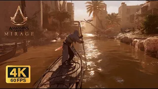 Boat Trip Through Old 9th Century Baghdad - Assasins Creed Mirage [Xbox Series X]