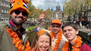 Koningsdag in Amsterdam 2024