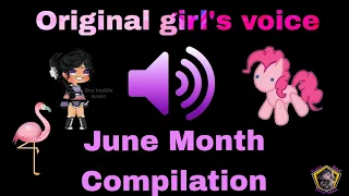 Compilation of june months @cutegirlvoiceeffect #girlvoiceprank #youtube #growyourchannel #earn