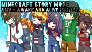 MCSM (Minecraft Story Mode) AMV - Awake and Alive (Skillet) [Read Description]