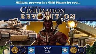 RE-RELEASE - MY FAVORITE CIV - Zulu Deity Domination Gameplay - Civilization Revolution - Xbox 1