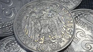 German 25 pfennig coins values