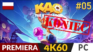 Kangurek Kao 2022 🦘 odc.5 Koniec Gry 🪙 Zakończenie (100% liter KAO) | Gameplay 4K