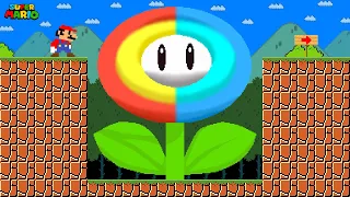 Mario's Giant FIRE Flower and ICE Flower Maze