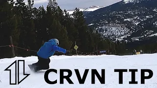 Snowboard Carving Tips with a Game I like to play on cat tracks / very mellow runs.