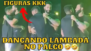 Gusttavo Lima e Thiago Brava dançando LAMBADA no PALCO do Buteco em Cuiabá-MT, divertindo os fãs kkk