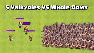 5 Valkyries Speedrun | Clash of Clans