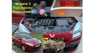 2010 Renault Megane 1.6 Fuel Injector Replacement - Misfire Fix