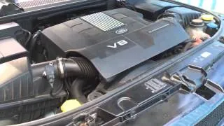 Range rover V8 Supercharged engine sound