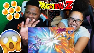 Super Saiyan God Goku Vs Beerus full fight REACTION