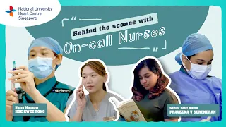 How do NUHCS nurses at our Angiography Centre ready themselves for emergency on-calls? 📞