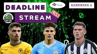 The Planet FPL GW6 Deadline Stream Live! In Partnership With FPL Team | Planet FPL 2023/24