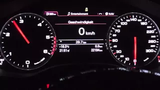 2013 Audi A6 Avant 2.0 TDI 177 HP 0-100 km/h Acceleration