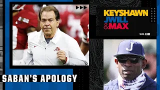 Nick Saban issued an apology because of Deion Sanders NOT Jimbo Fisher 👀 - Paul Finebaum | KJM