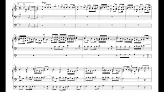 Bach Prelude & Fugue BWV 553 C major 巴哈 前奏 賦格 作品553 バッハ 前奏曲 フーガ Score Sheet 譜 Partitura 楽譜付き 【Kero】