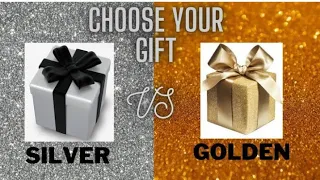 choose one gift box🎁/left vs right/GOLD VS SILVER/#choose #chooseyourgift #viral