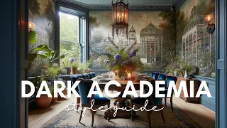 Dark Academia Interior Design Style DecoratingTips