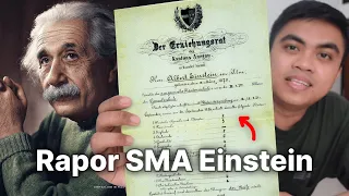 Melihat Rapor Sekolah Einstein! Benarkah Einstein Siswa yang Bodoh?