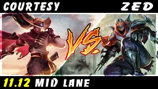 Courtesy - Yasuo vs Zed MID Patch 11.12 - Yasuo Gameplay