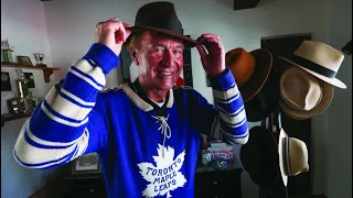 OFFSIDE HAT-TRICK CELEBRATION: Maple Leafs fan gets prized stetson back after Matthews scores three