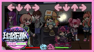 Friday Night Funkin Doki Doki Takeover- but it uses the Holofunk Mod