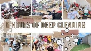 DEEP CLEAN WITH ME| declutter,extreme cleaning motivation, Garage transformation