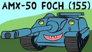 WOT: AMX-50 Foch 155 Рудники, 11714 дамага, Мастер, Воин, Рэдли-Уолтерс