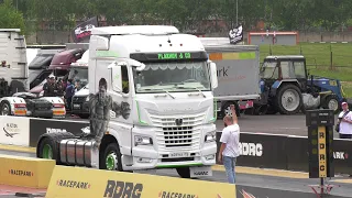 04 Фестиваль TRUCKFEST Быково драг-рейсинг  грузовиков КАМАЗ  KAMAZ 54901 проиграл гонку DAF