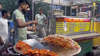 Egg Roll with Chowmein | Delhi's Popular Anda Roll | Indian Street Food