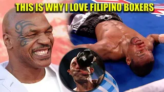 🥊 Mike Tyson, napahanga sa Pinoy na lumaban sa kanyang undercard | "that's why i love filipinos"