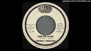 Gwenn Leonard-"Shelter Park/Penny in My Hand" 1969 FOLK-COUNTRY 45 Dearborn