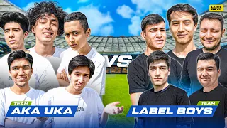 AKA UKA vs LABEL BOYS | YOSH YOUTUBE BLOGERLAR | QIZIQARLI CHALLENGE