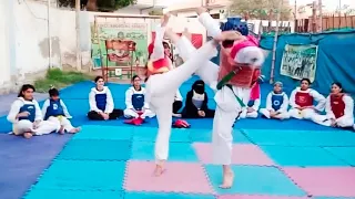 Thrilling Girls Fight Taekwondo Prince Martial Arts viral YouTubeshorts shorts trendingvideo