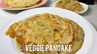 Nigerian Vegetable Pancake | Easy and Quick Instant Breakfast | Healthy Breakfast Recipe
