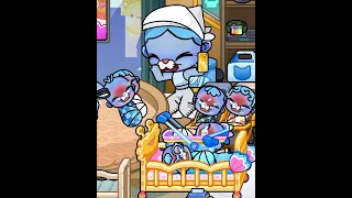 Smurf Cat Couple Has Babies☺️ #avatarworld