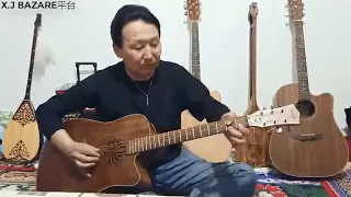 ақ жауын күй гитара нұсқасы Kazakh dombra music "ak jauyn" guitar version
