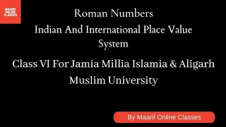 the conceptum class 6 part 2 for JMI & AMU JAMIA MILLIA ISLAMIA AND ALIGARH MUSLIM UNIVERSITY