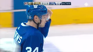 Auston Matthews Goal - Toronto Maple Leafs vs Boston Bruins Game 3 4.16.18