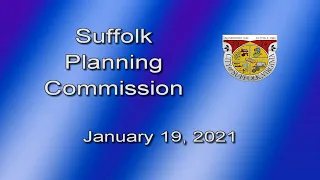 Suffolk Planning Commission Meeting (1-19-21)